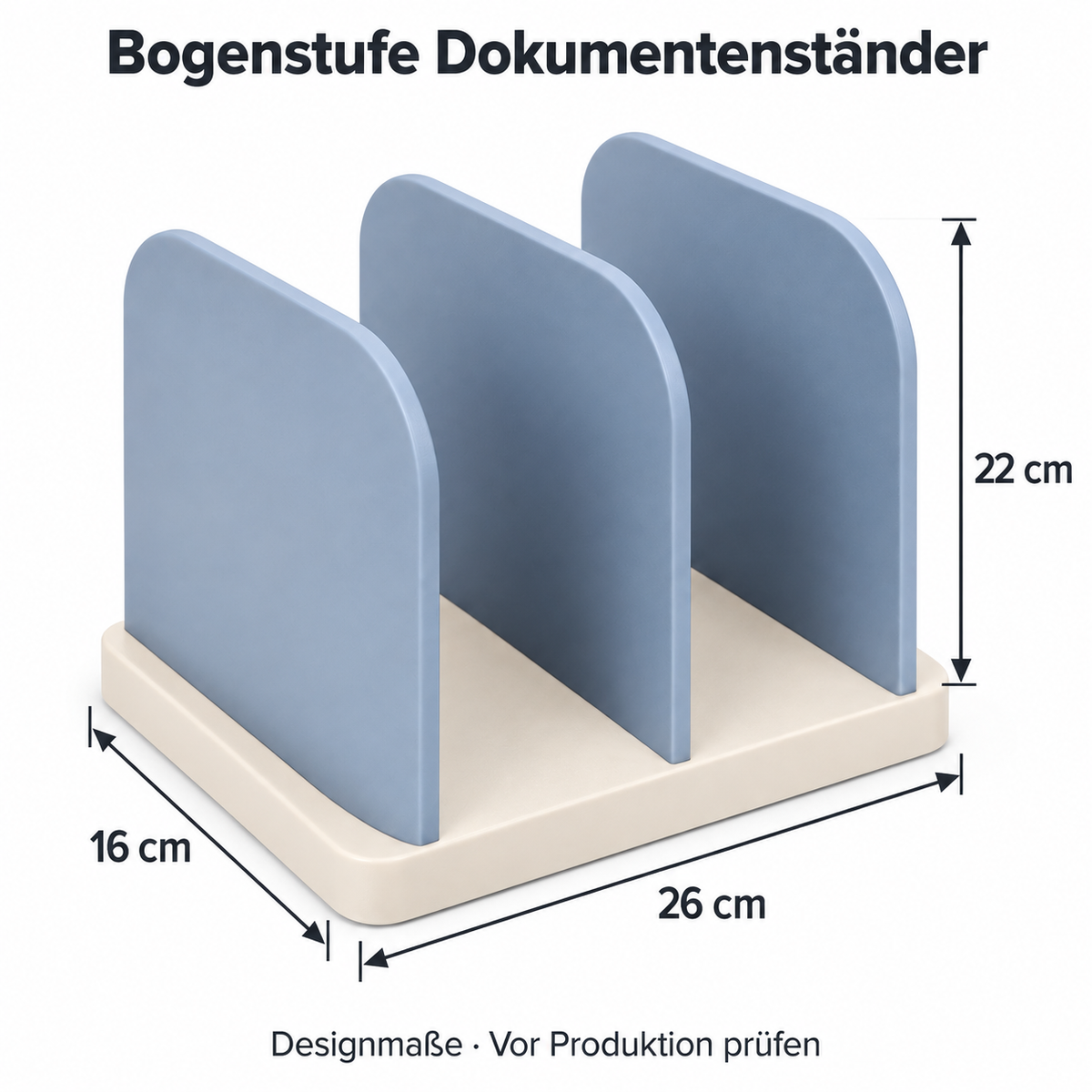 Bogenstufe Dokumentenständer