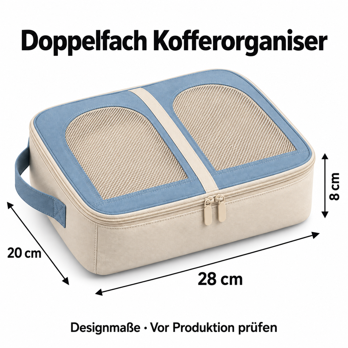 Doppelfach Kofferorganiser