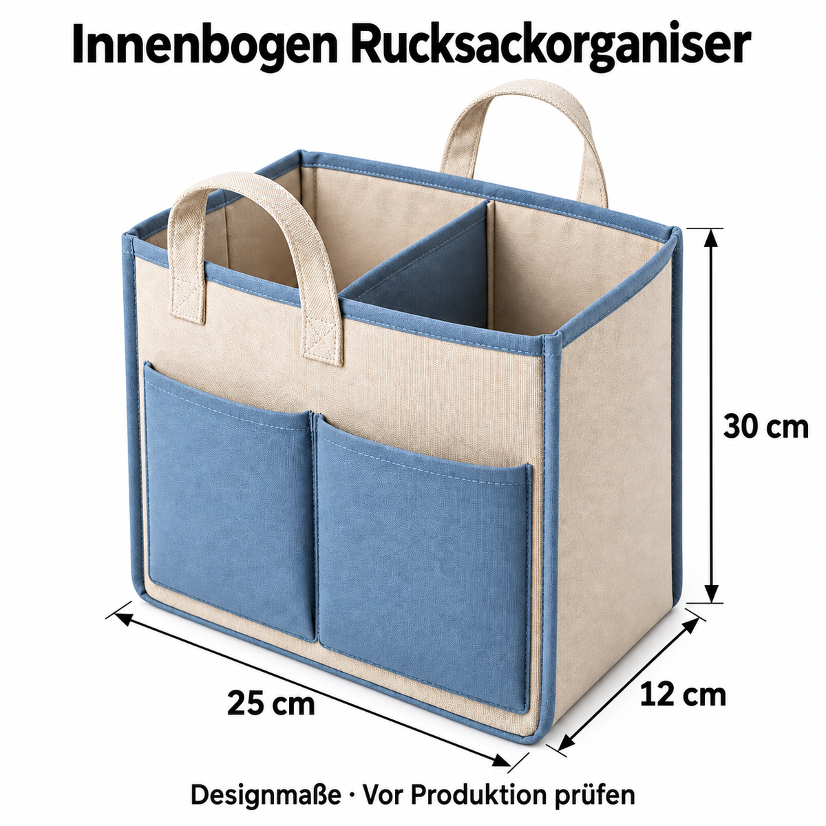 Innenbogen Rucksackorganiser